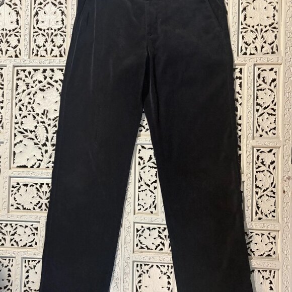 Giorgio Armani Corduroy Men's Pants 32x32 Black